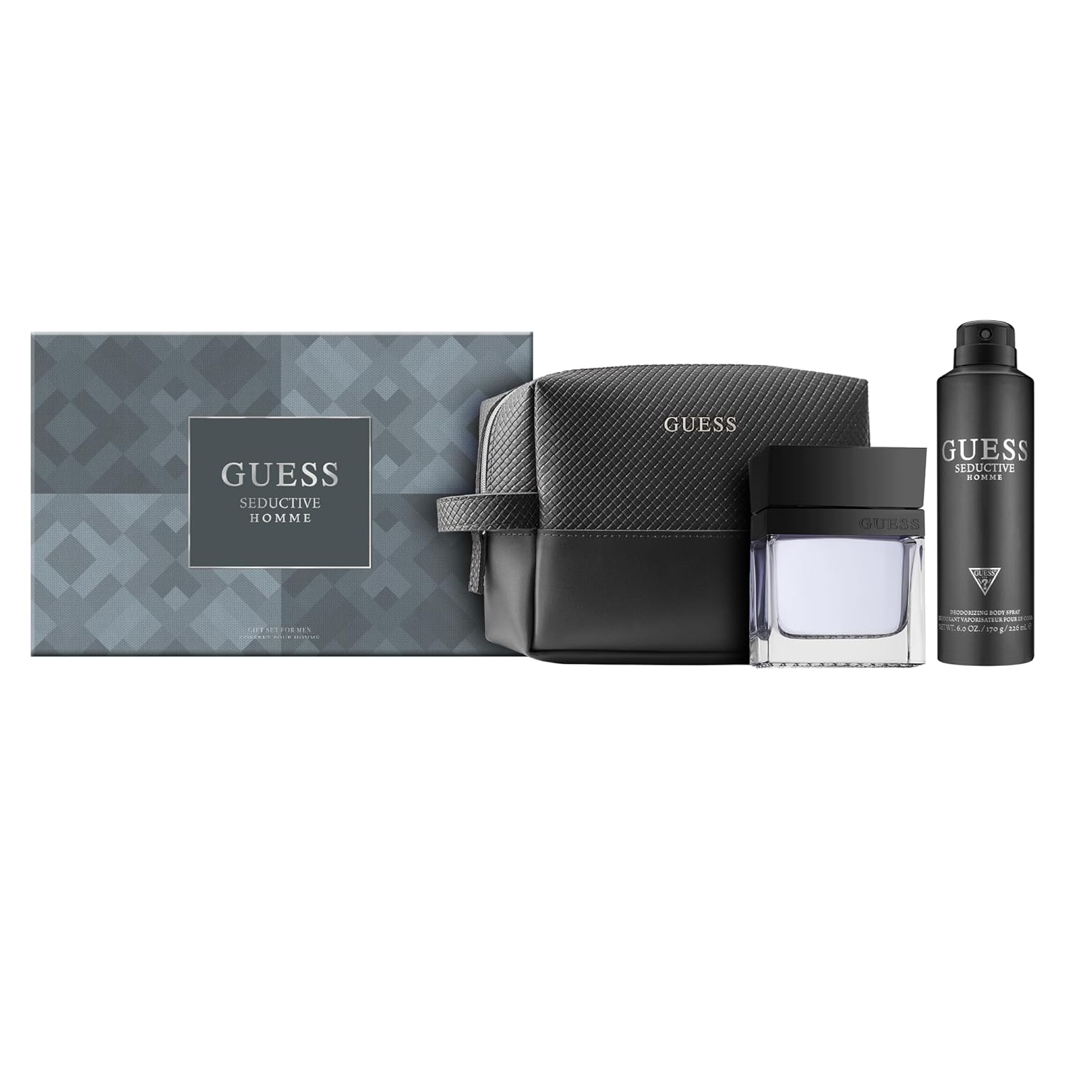 Guess Seductive Homme – Set de Regalo para Hombre Eau de Toilette 4 Piezas