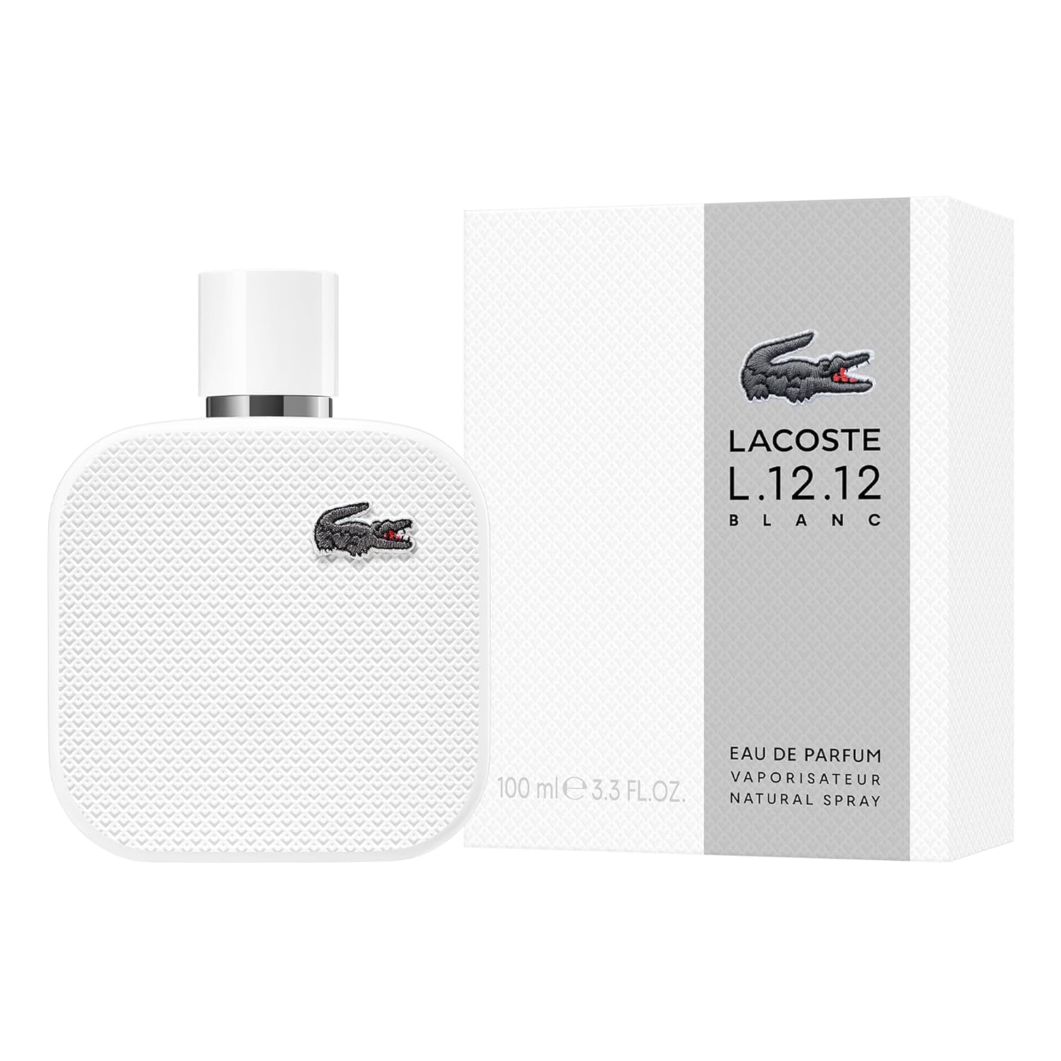 Lacoste L.12.12 Blanc Eau de Parfum for Men 100 ml - Image 2