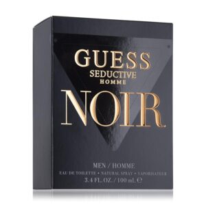 Guess Seductive Homme Noir Men’s Cologne – Eau de Toilette Spray, 3.4 oz