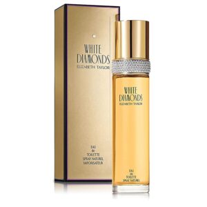 Elizabeth Taylor White Diamonds – Long-Lasting Floral Eau de Toilette (EDT) Spray for Women, 3.3 fl oz