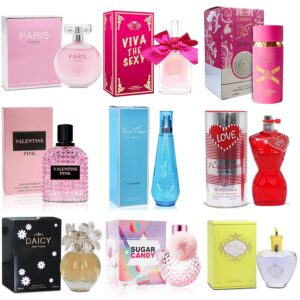 AFLUXE 9-Piece Women's Perfume Gift Set - 9 x 100ml Full Size Luxury Fragrances | Floral, Fruity, Gourmet & Woody Scents | Premium Mother's Day Fragrance Collection (Set K)